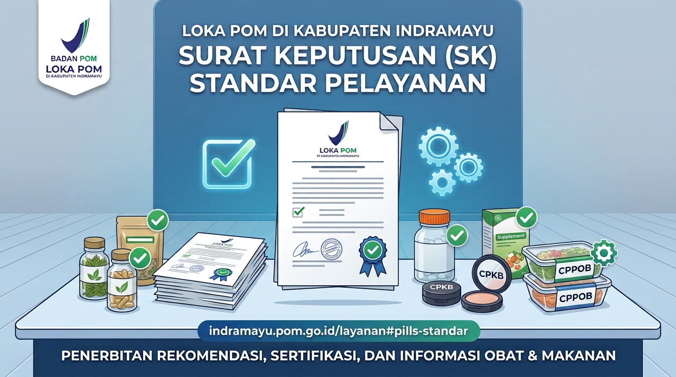 Maklumat Pelayanan Loka POM di Kabupaten Indramayu